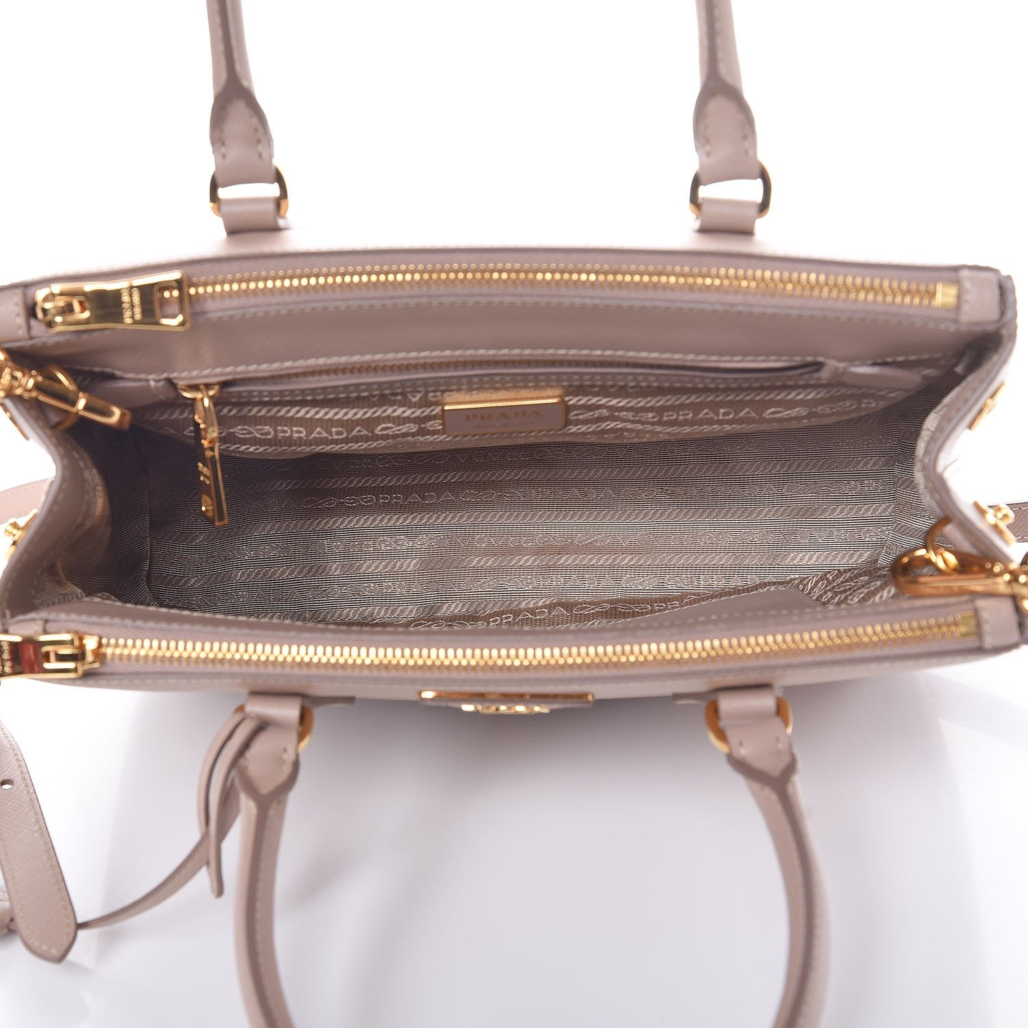 Prada Saffiano Small Galleria Double Zip Tote Cipria 5 of 7