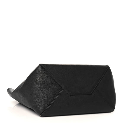 Celine Soft Grained Calfskin Small Belt Cabas Phantom Black 4 of 12