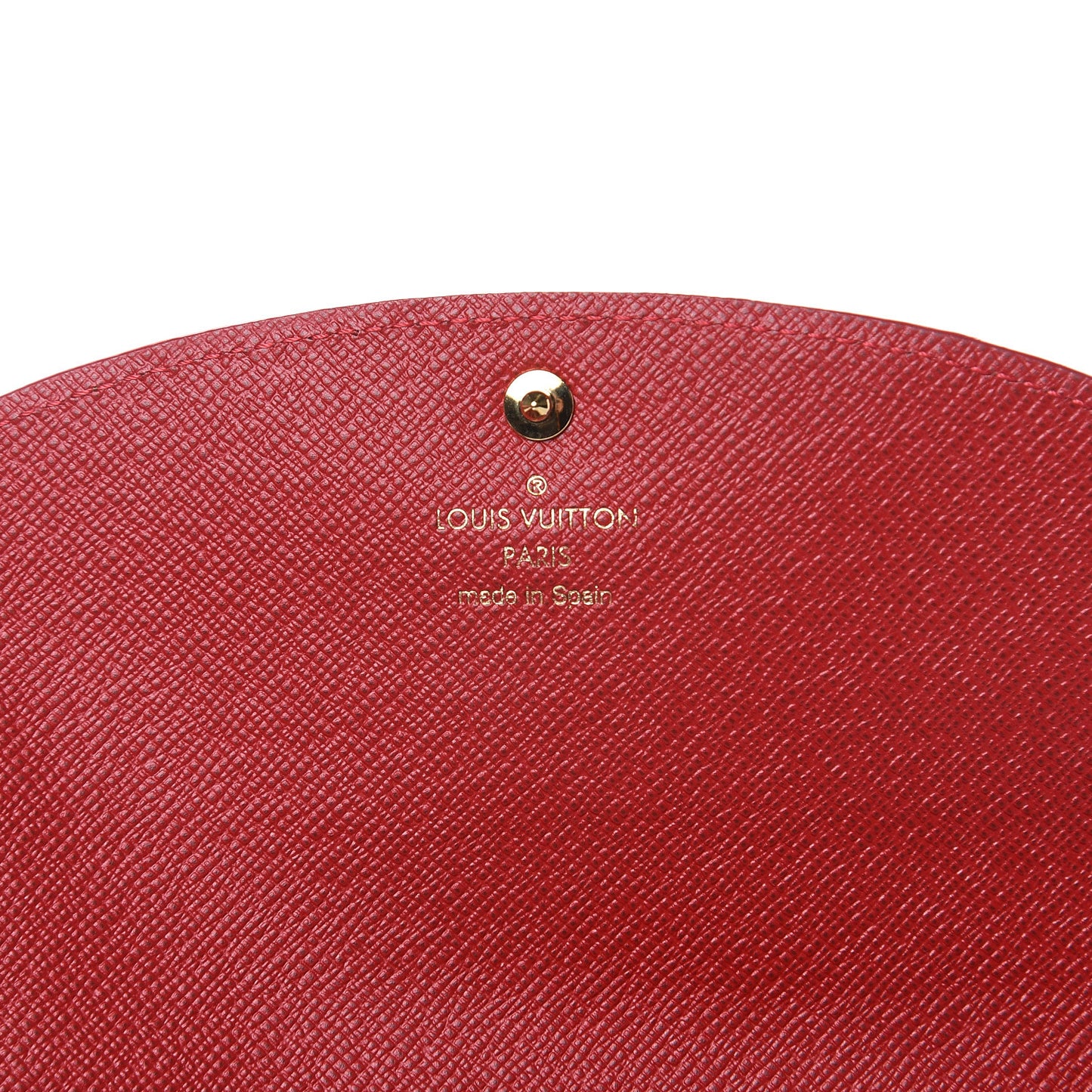 Damier Ebene Caissa Wallet Cherry