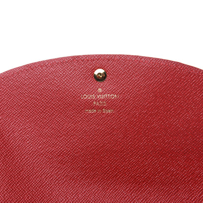Louis Vuitton Damier Ebene Caissa Wallet Cherry 5 of 6