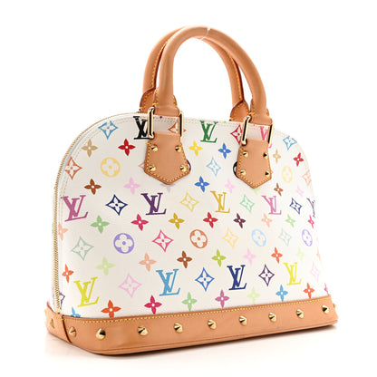 Louis Vuitton Monogram Multicolor Alma White 3 of 14
