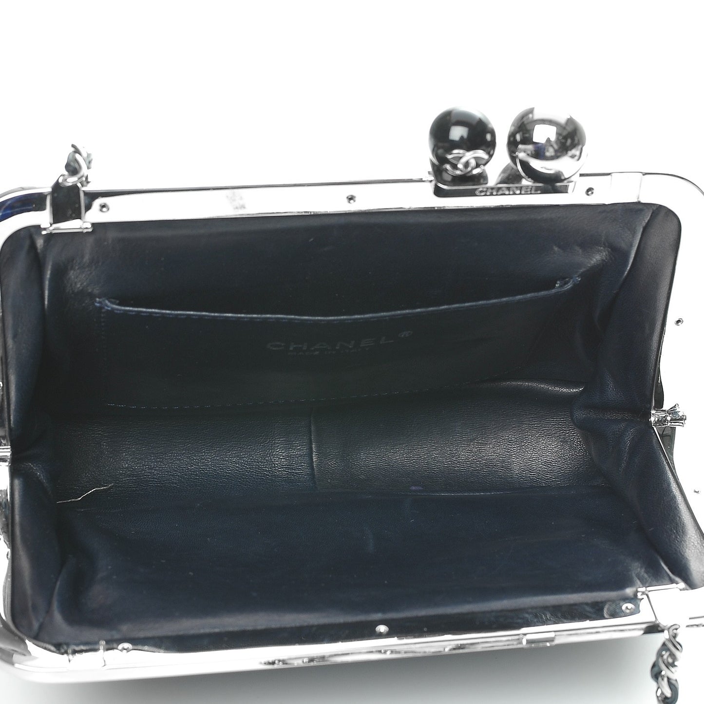 Stingray Degrade Frame Clutch Navy Blue