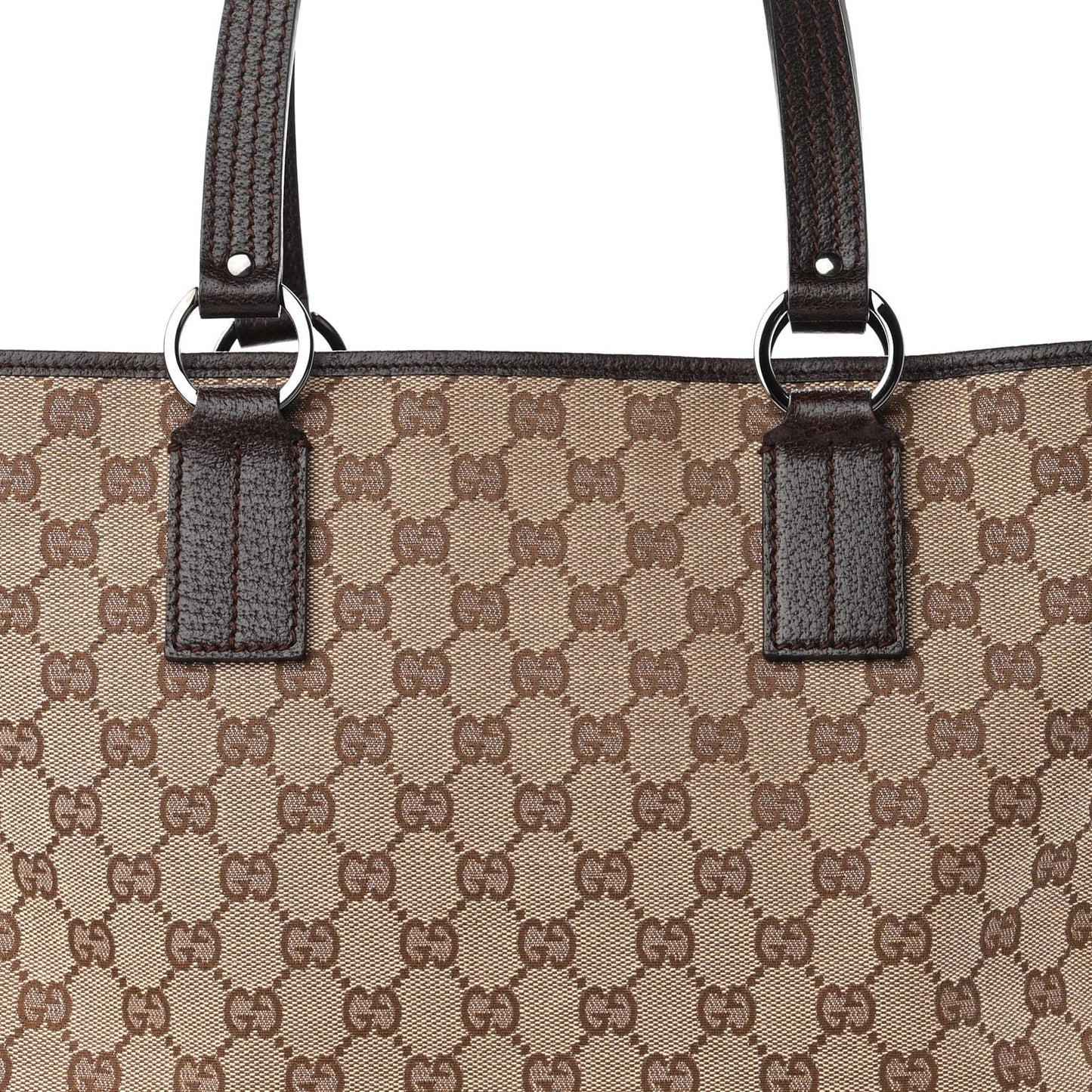 Monogram Large Tote Dark Brown