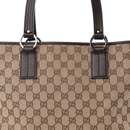Gucci Monogram Large Tote Dark Brown 7 of 9