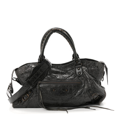 Balenciaga Agneau Classic Hardware Part Time Anthracite 1 of 12