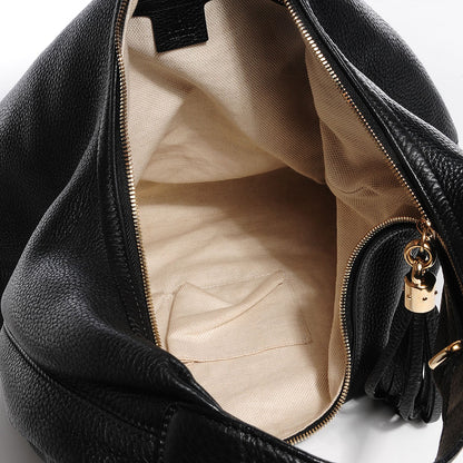 Gucci Pebbled Calfskin Large Soho Hobo Black 5 of 7