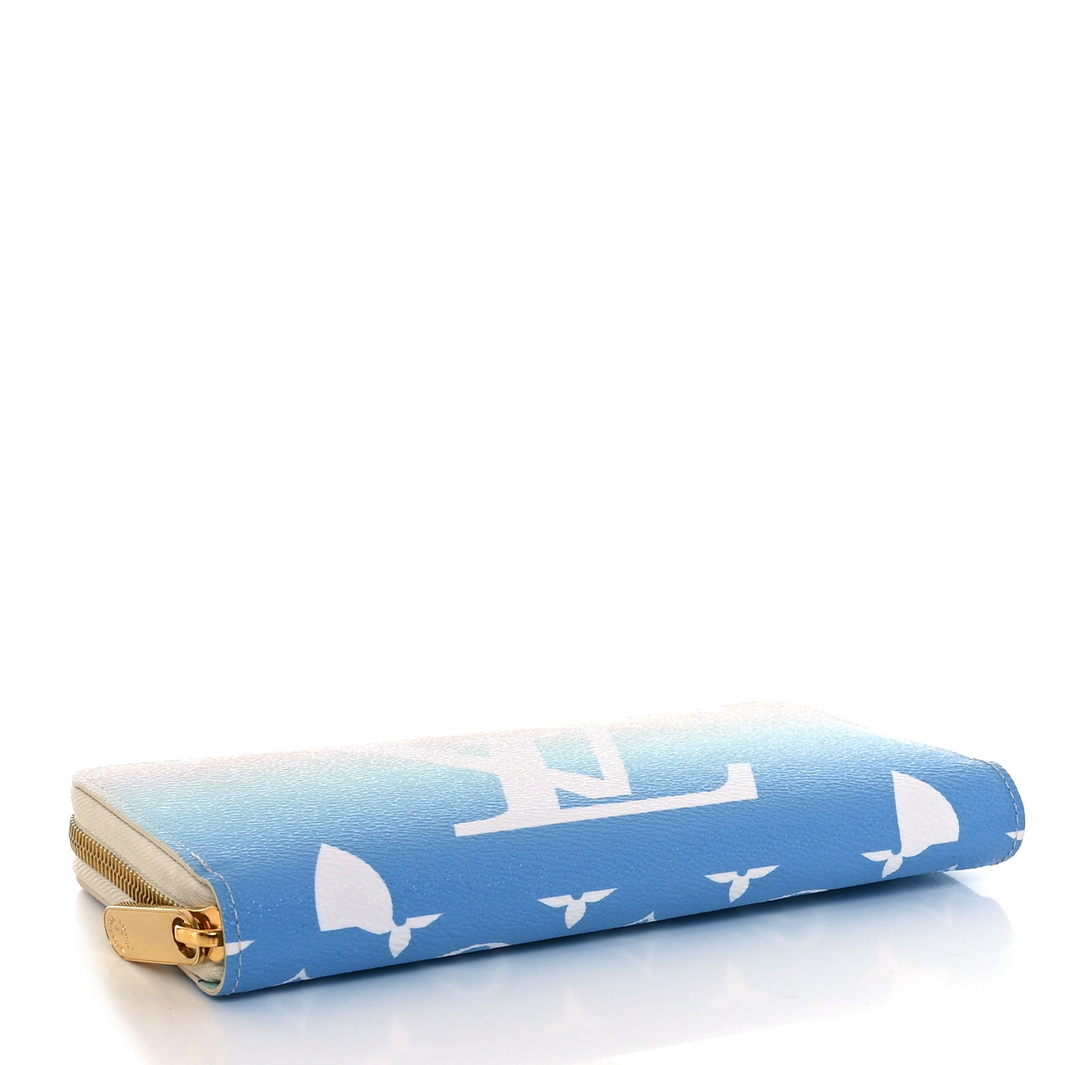 Louis Vuitton Monogram Giant By The Pool Zippy Wallet Blue 4 of 10