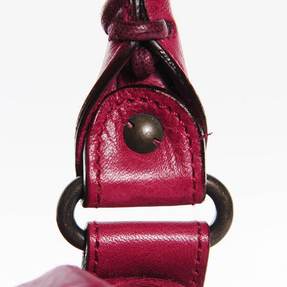 Balenciaga Agneau Classic Hardware Pompon Pourpre 6 of 14