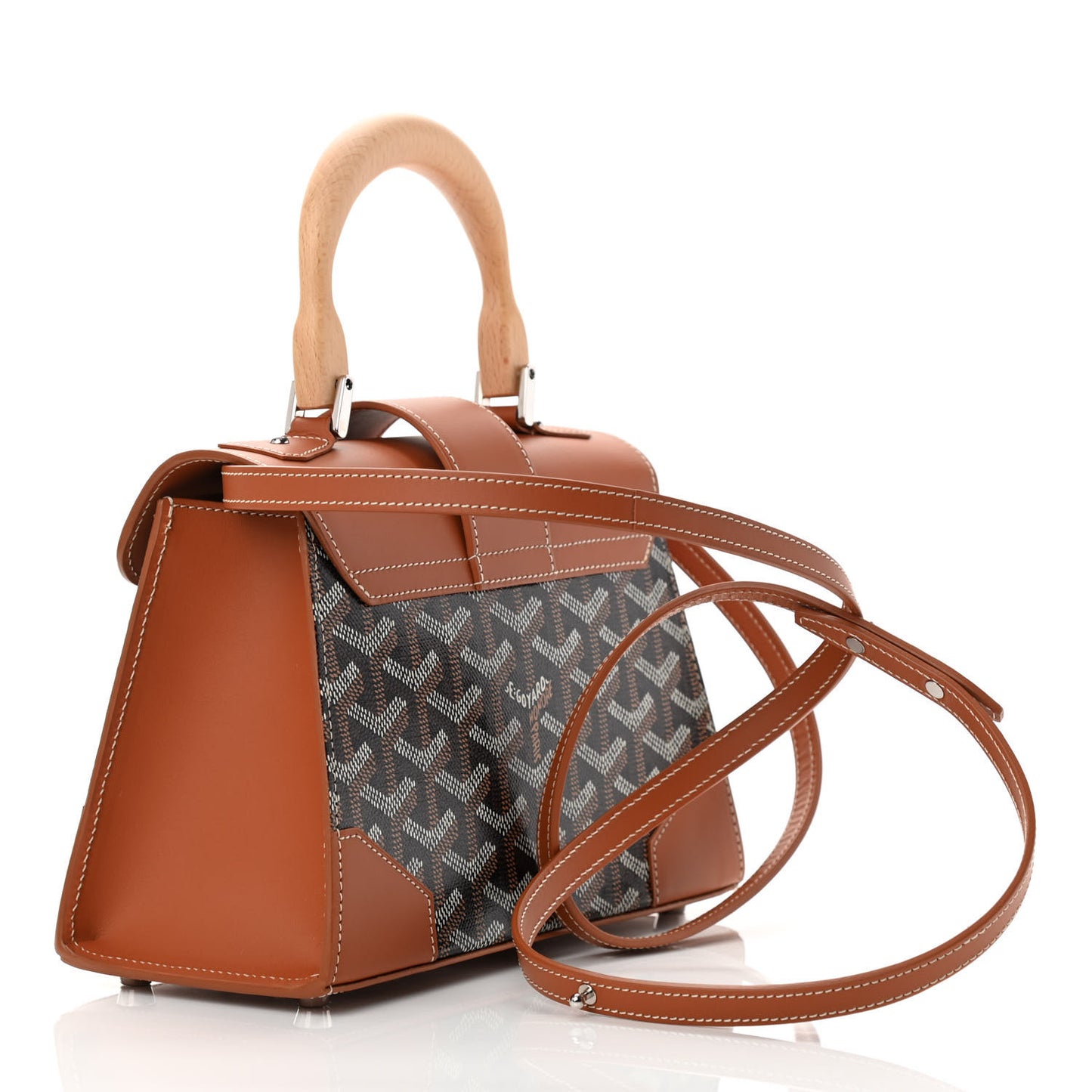 Goyardine Structure Mini Saigon Black Gold