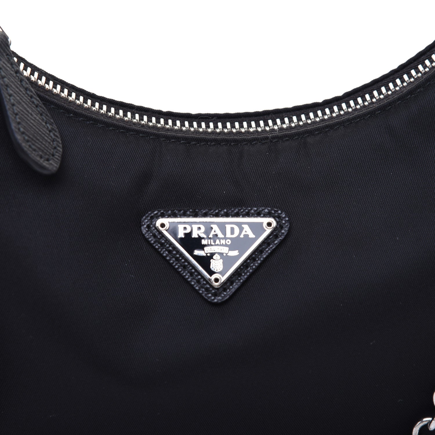 Prada Nylon Re-Edition 2005 Shoulder Bag Black 11 of 16