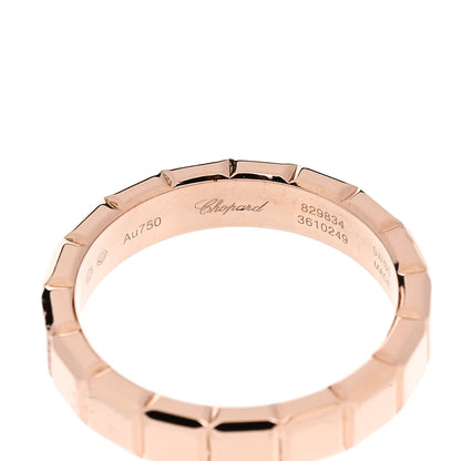 Chopard 18K Rose Gold Ice Cube Band Ring 51 5.75 4 of 5