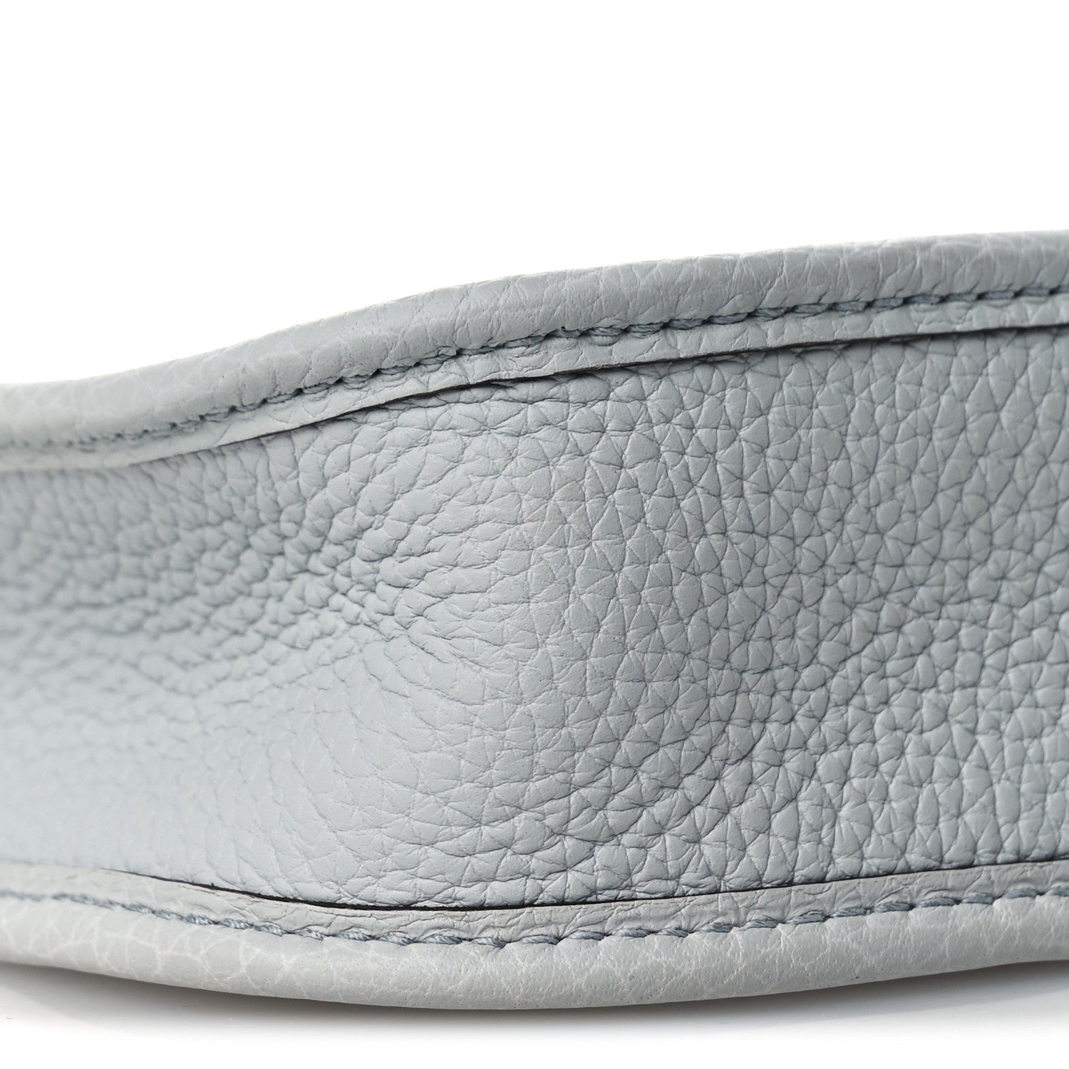 Hermes Taurillon Clemence Amazone Evelyne TPM Bleu Pale Etain 9 of 10