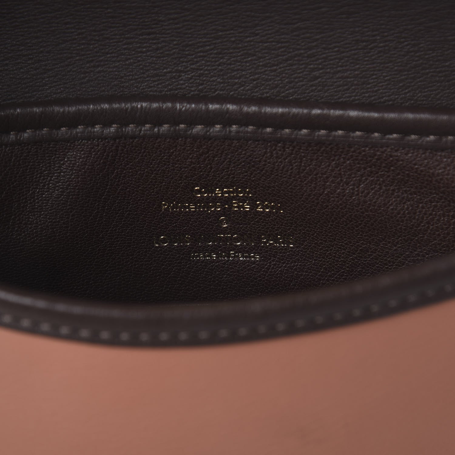 Louis Vuitton Cuir Art Deco Trapeze Rose Velours 4 of 8