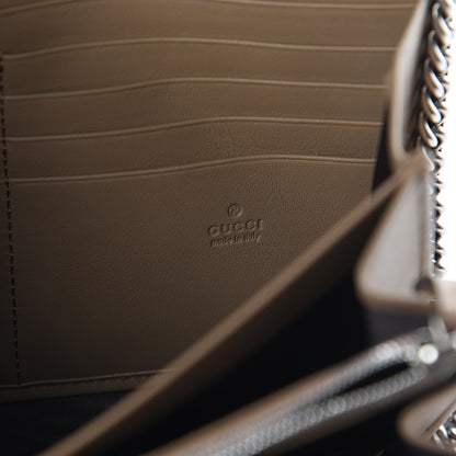 Gucci GG Supreme Monogram Mini Dionysus Chain Wallet Beige Taupe 5 of 8