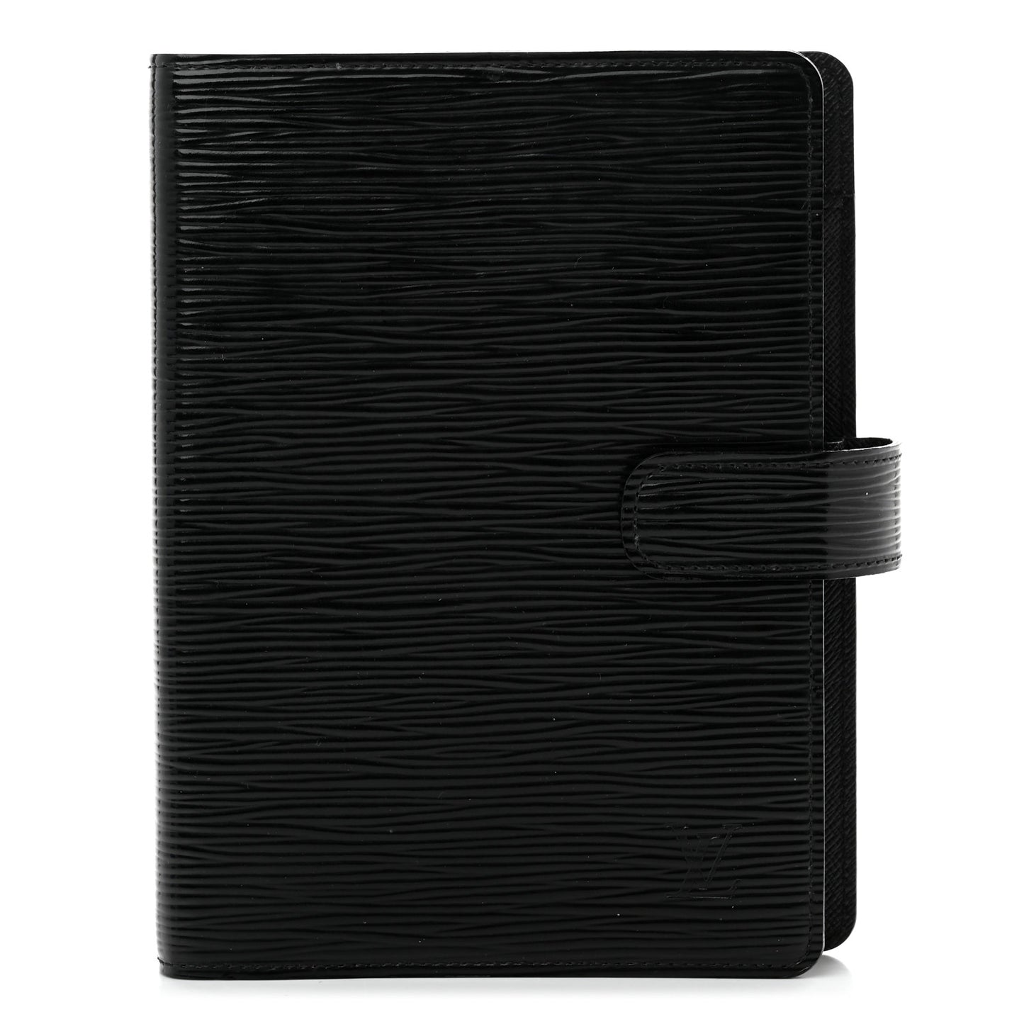Epi Medium Ring Agenda Cover Black