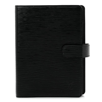 Louis Vuitton Epi Medium Ring Agenda Cover Black 1 of 6