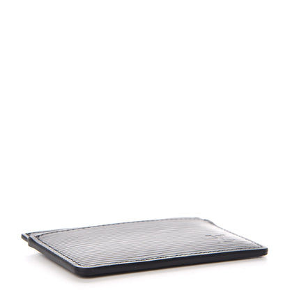 Louis Vuitton Epi Card Holder Black 4 of 8