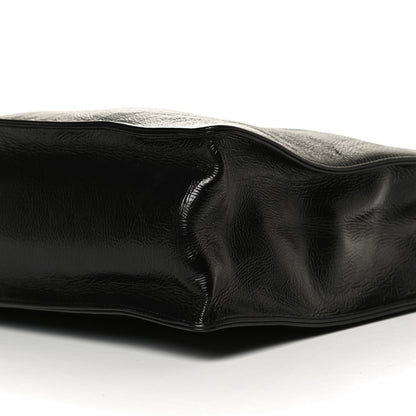 Chanel Shiny Aged Calfskin Shopping Bag Black 6 of 10