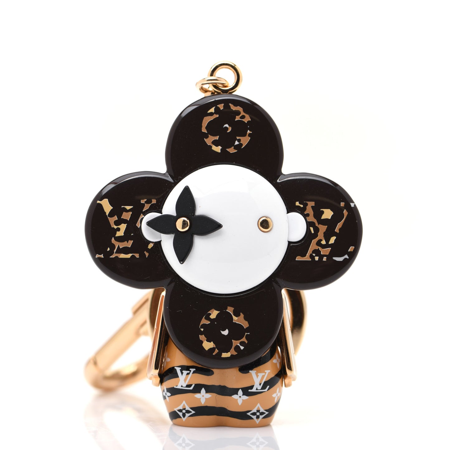 Resin Wood Vivienne Jungle Bag Charm Key Holder