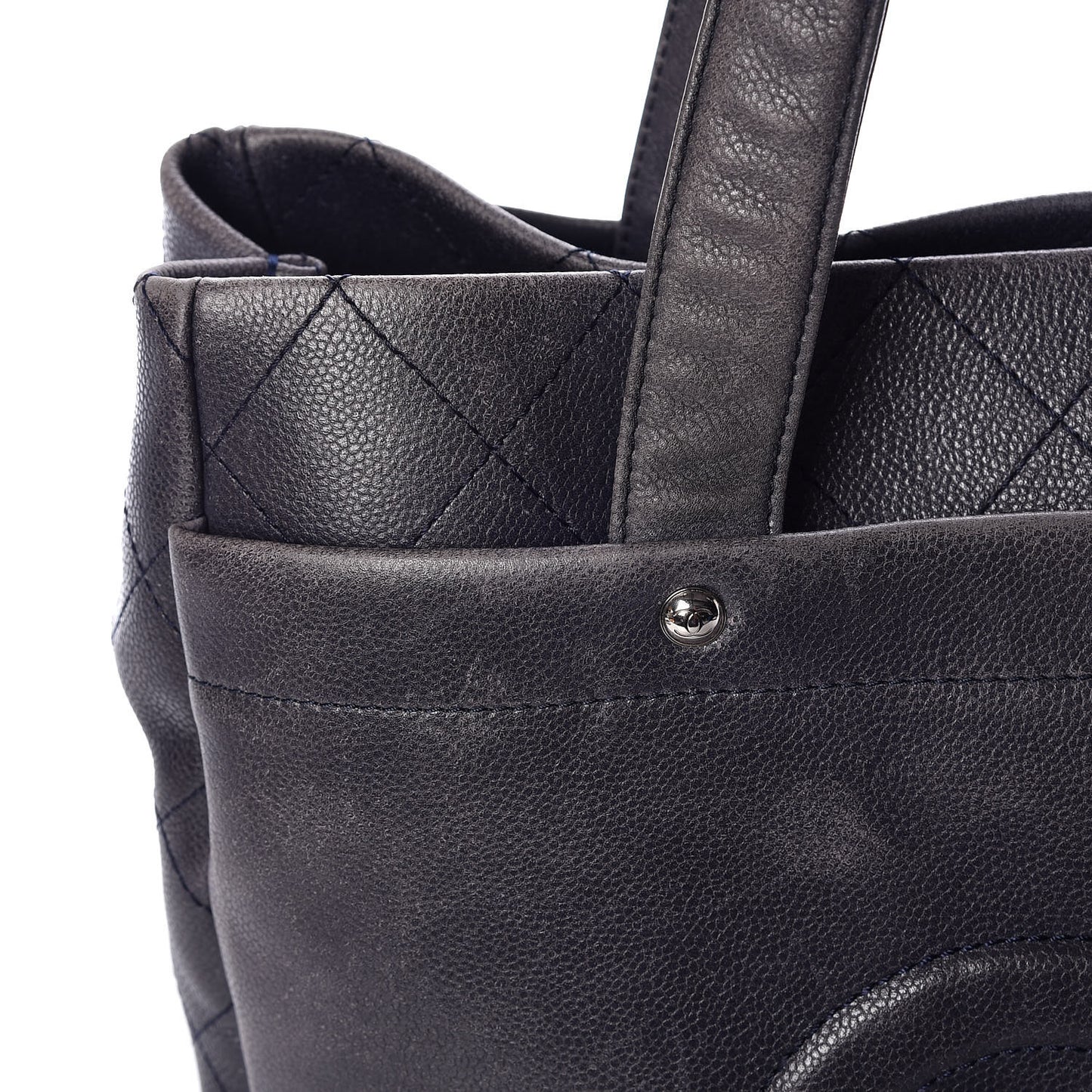 Caviar Executive Cerf Shopper Tote Navy