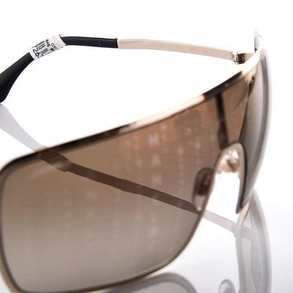 Chanel Shield Runway Sunglasses 71213 Gold 5 of 10