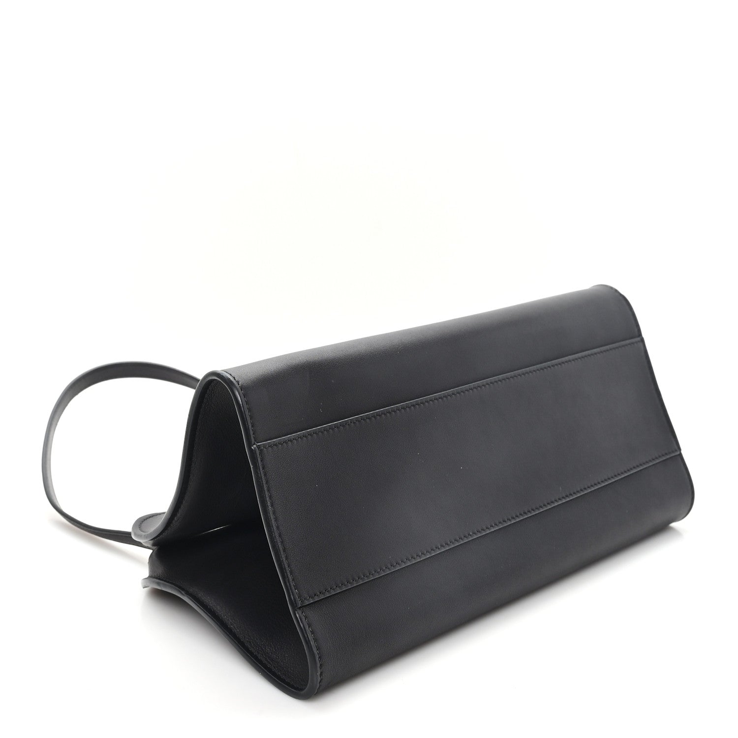 The Row Smooth Calfskin Peggy Bag Black 4 of 9