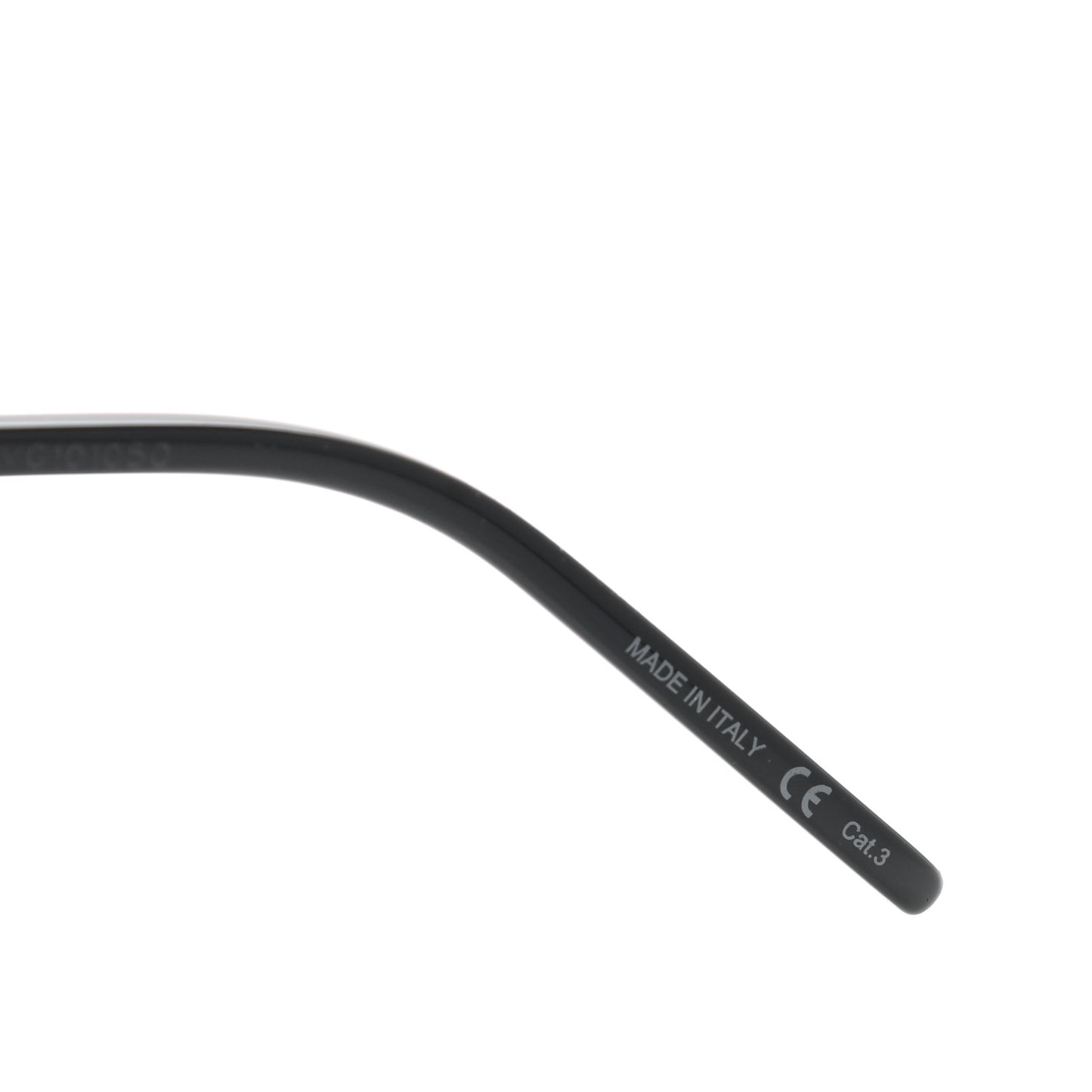 Square Acetate Metal SLM48S Sunglasses Black