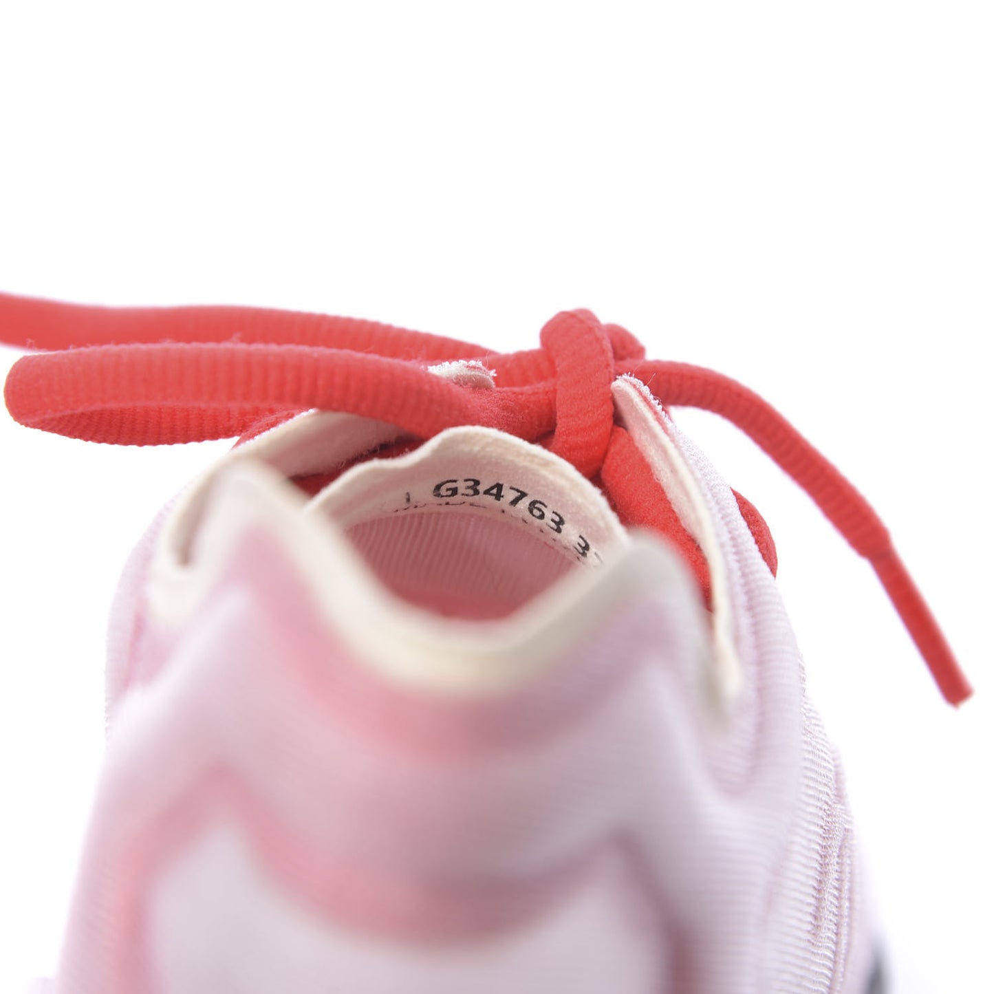 Lycra Fabric CC Sneakers 37 White Red