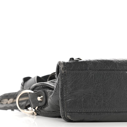 Balenciaga Agneau Classic Silver Hardware Mini City Gris Fossile 9 of 11