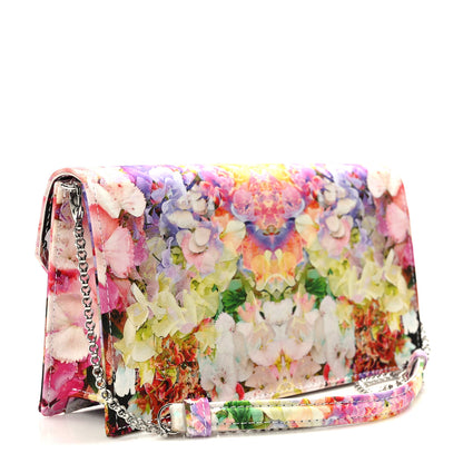 Christian Louboutin Crepe Satin Blooming Loubi54 Crossbody Clutch Multicolor 3 of 11