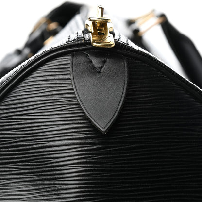 Louis Vuitton Epi Keepall 55 Black 7 of 8