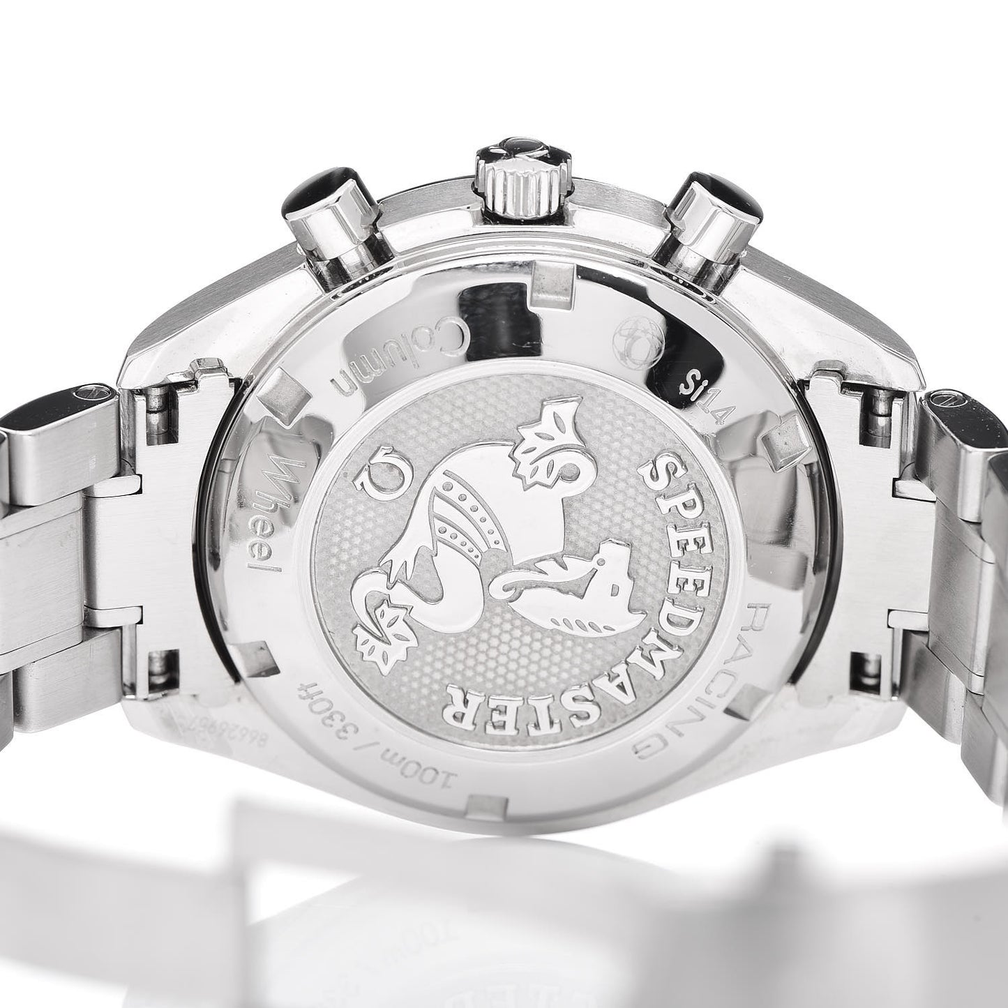 Stainless Steel 40mm Speedmaster Racing Co-Axial Chronograph Automatic Watch Red 326.30.40.50.11.001