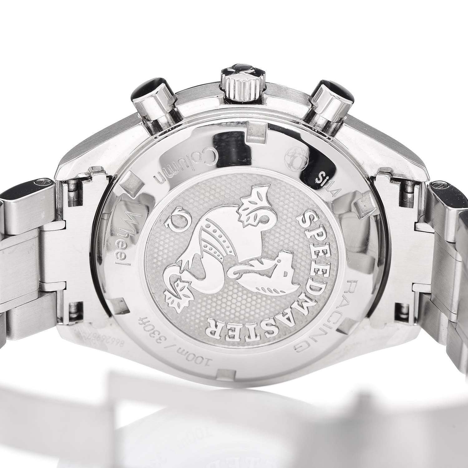 Omega Stainless Steel 40mm Speedmaster Racing Co-Axial Chronograph Automatic Watch Red 326.30.40.50.11.001 6 of 6
