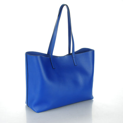 Saint Laurent Calfskin Large Shopping Tote Ultramarine 3 of 8