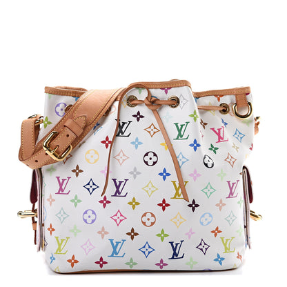 Louis Vuitton Monogram Multicolor Petit Noe White 1 of 14