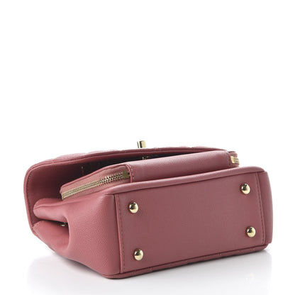 Chanel Caviar Quilted Small Business Affinity Flap Dark Pink 4 of 10