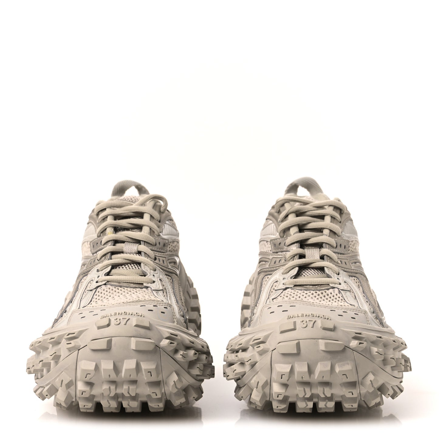 Rubber Mesh Monocolor Womens Defender Sneakers 37 Monocolor Beige