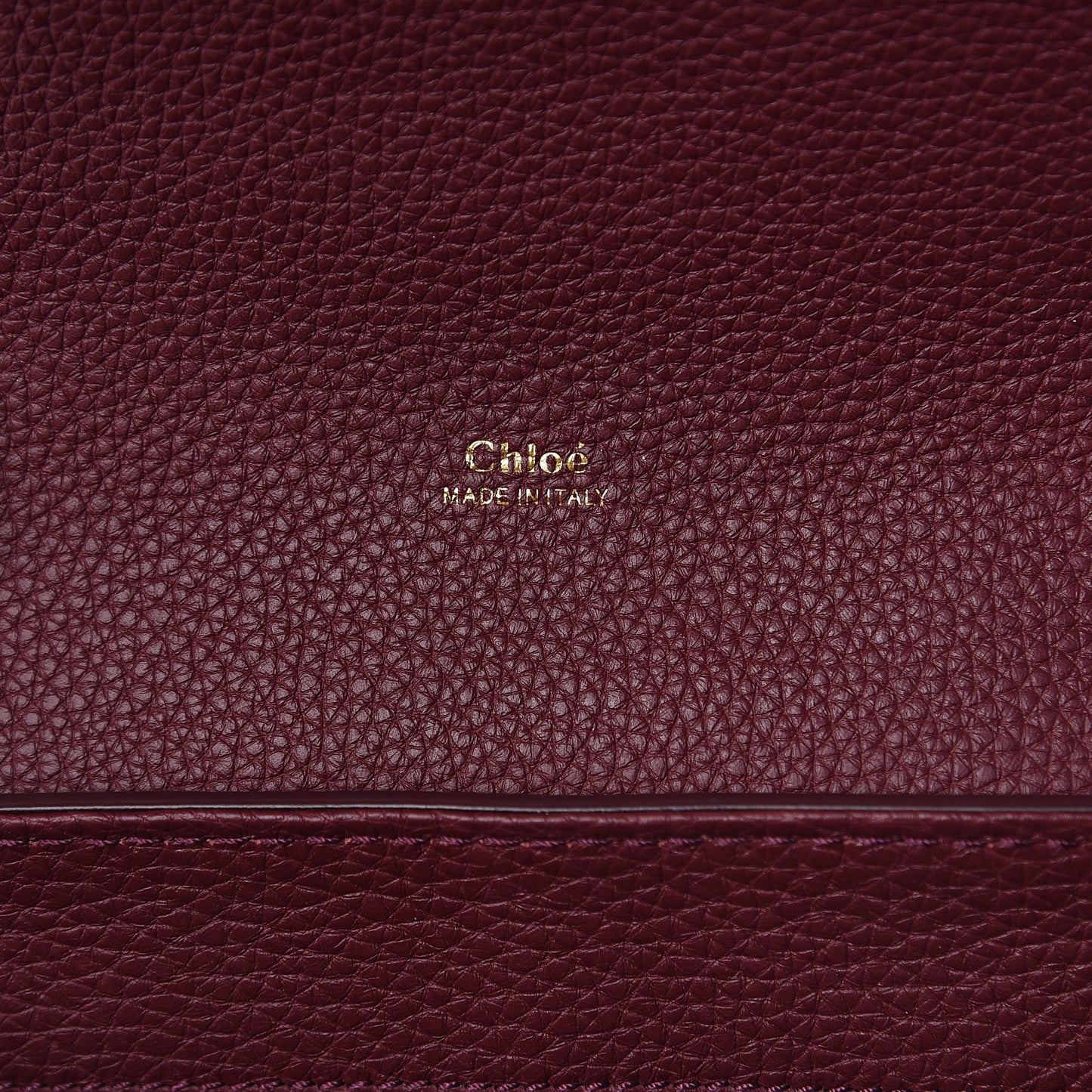 Grained Calfskin Medium Aby Day Shoulder Bag Red