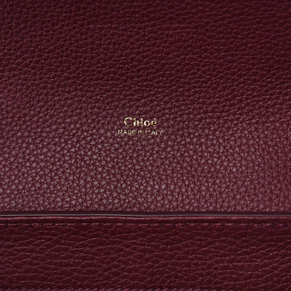 Chloe Grained Calfskin Medium Aby Day Shoulder Bag Red 5 of 7