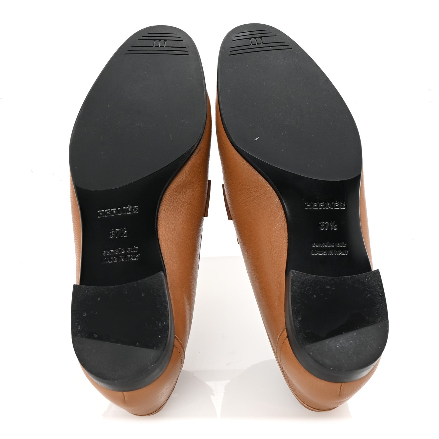 Goatskin Womens Royal Loafers 37.5 Naturel