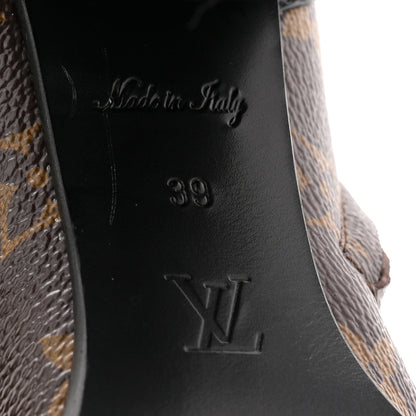 Louis Vuitton Patent Calfskin Monogram Star Trail Ankle Boots 39 Black 7 of 11