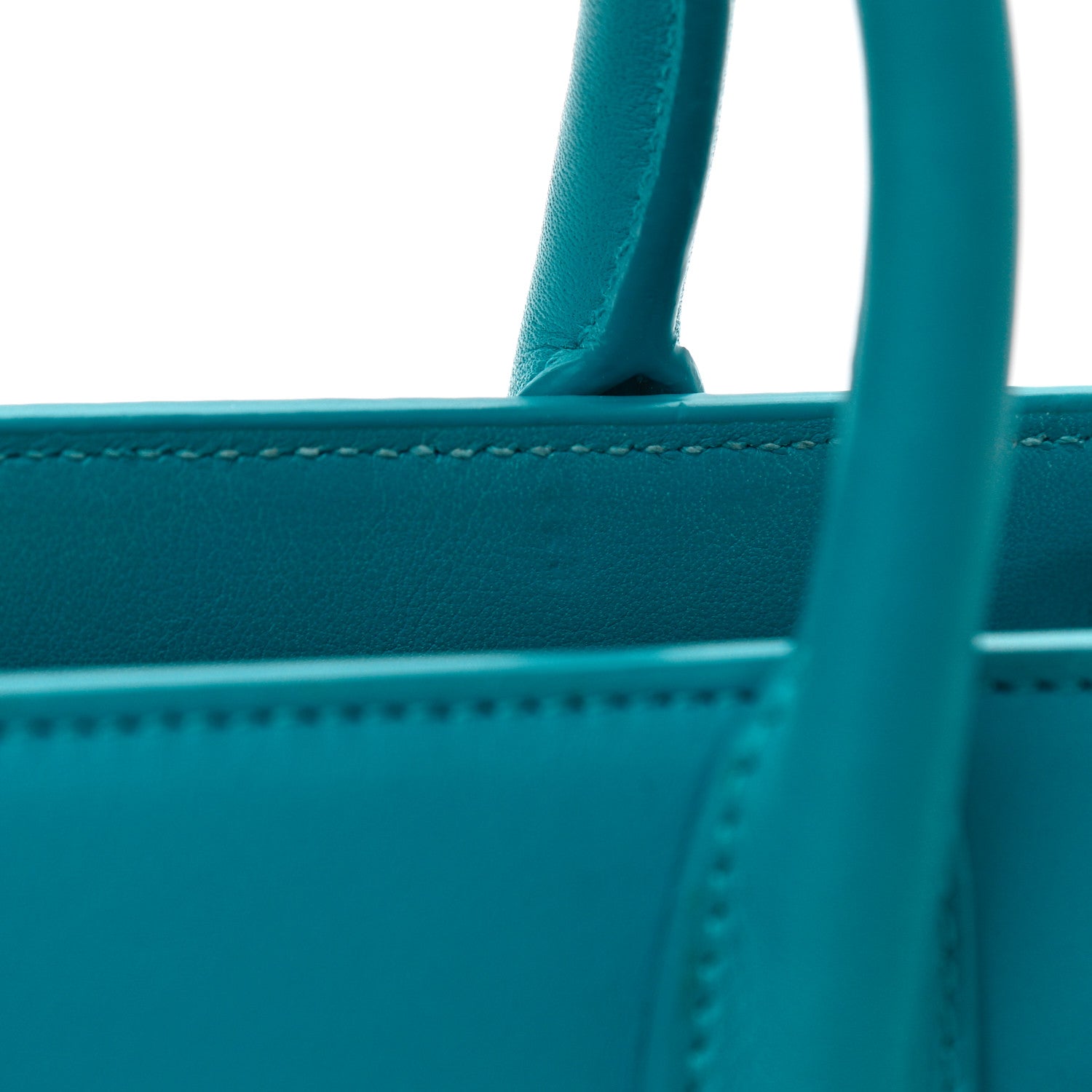 Saint Laurent Calfskin Nano Sac De Jour Turquoise 9 of 9