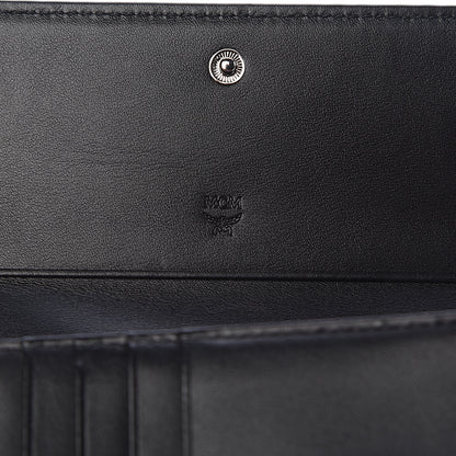 MCM Visetos Three-Fold Flap Wallet Black 6 of 6