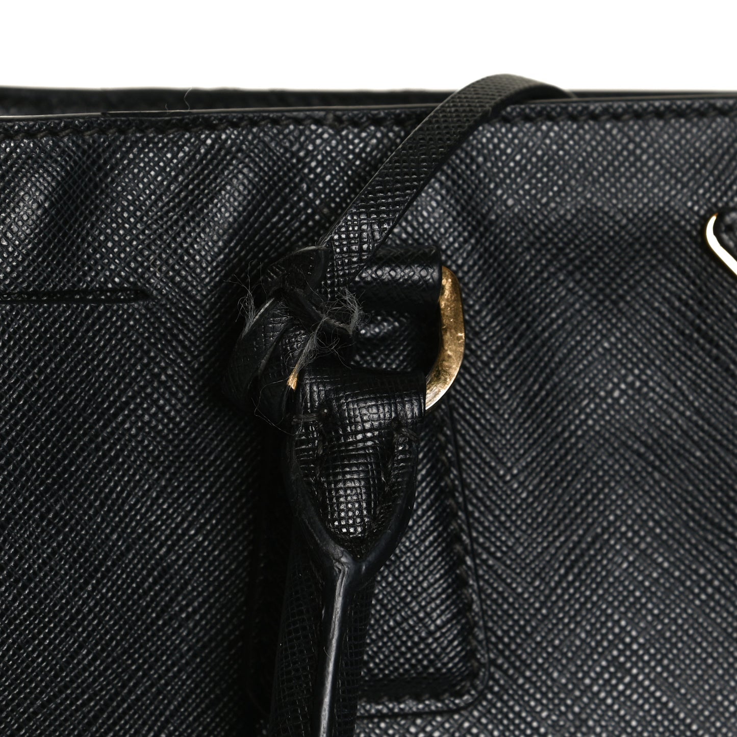 Saffiano Medium Galleria Double Zip Tote Black