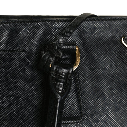 Prada Saffiano Medium Galleria Double Zip Tote Black 13 of 14