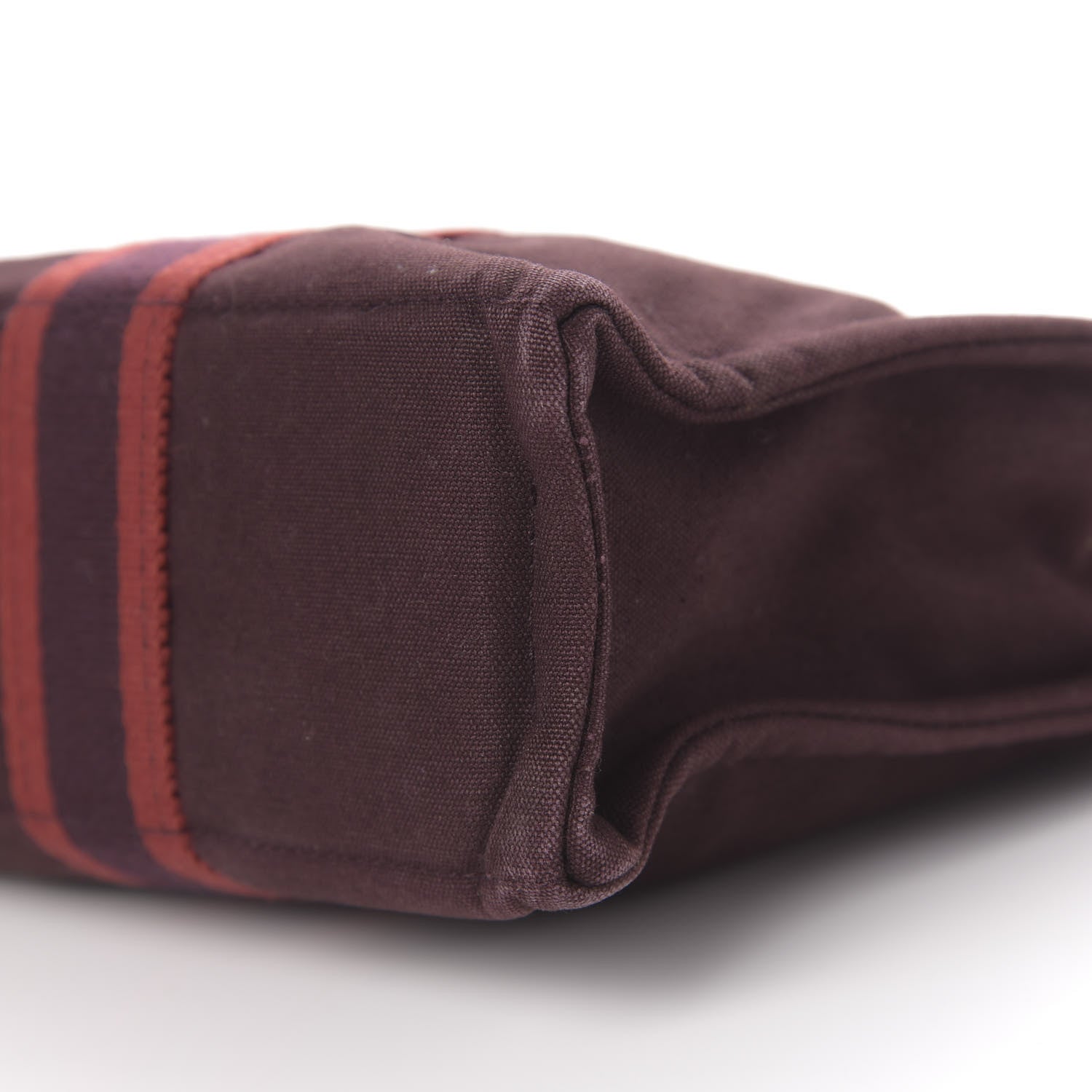 Hermes Canvas Fourre Tout PM Burgundy 8 of 9