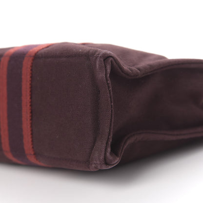 Hermes Canvas Fourre Tout PM Burgundy 8 of 9