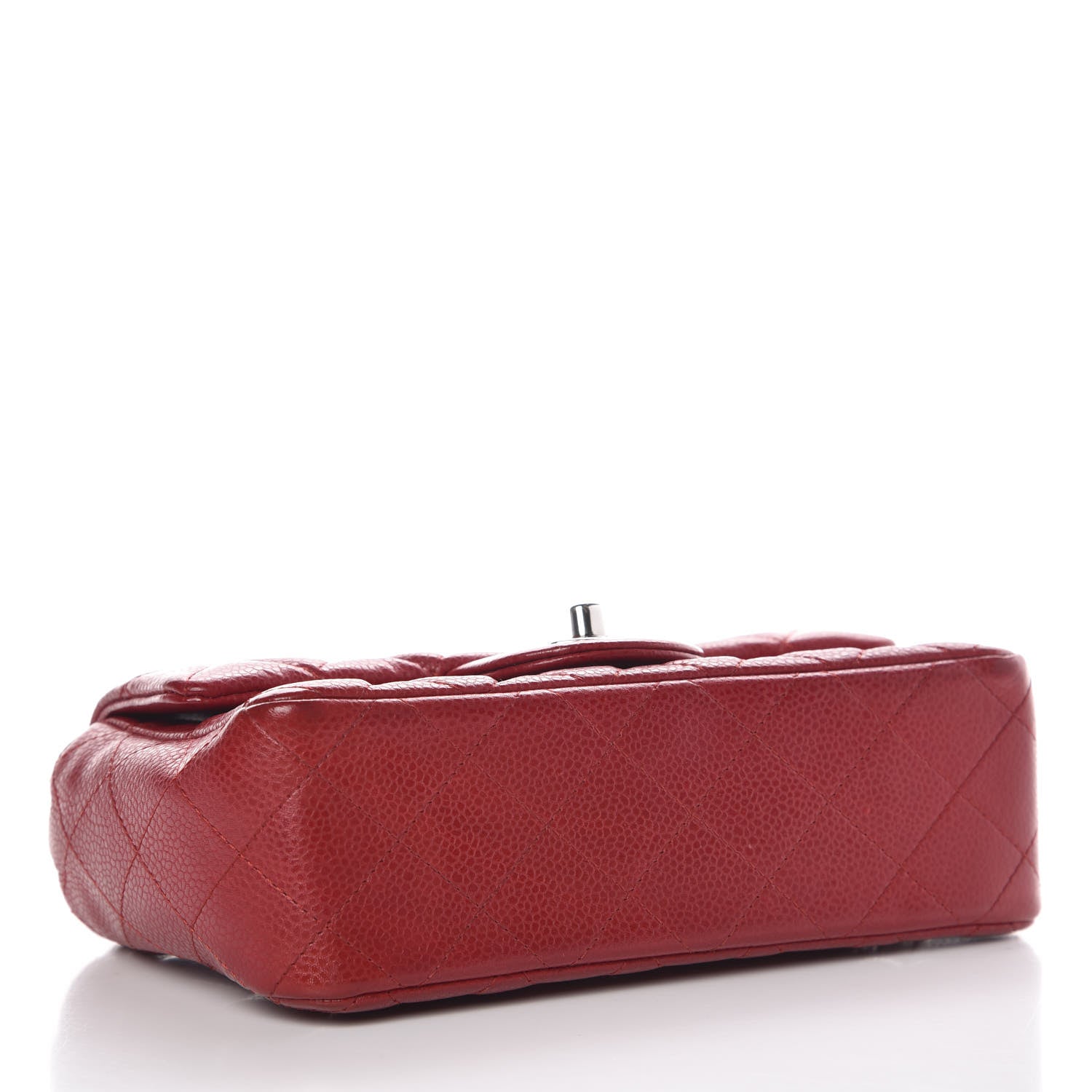 Chanel Caviar Quilted Mini Rectangular Flap Red 4 of 7