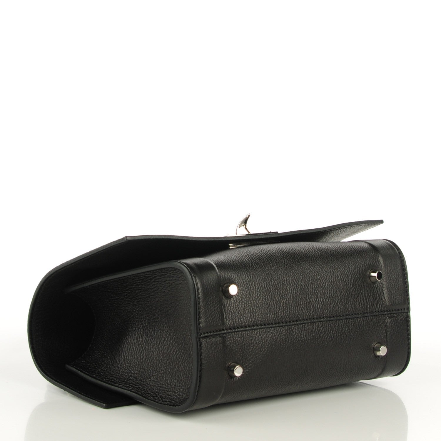 Givenchy Grained Calfskin Mini Shark Lock Satchel Black 4 of 7