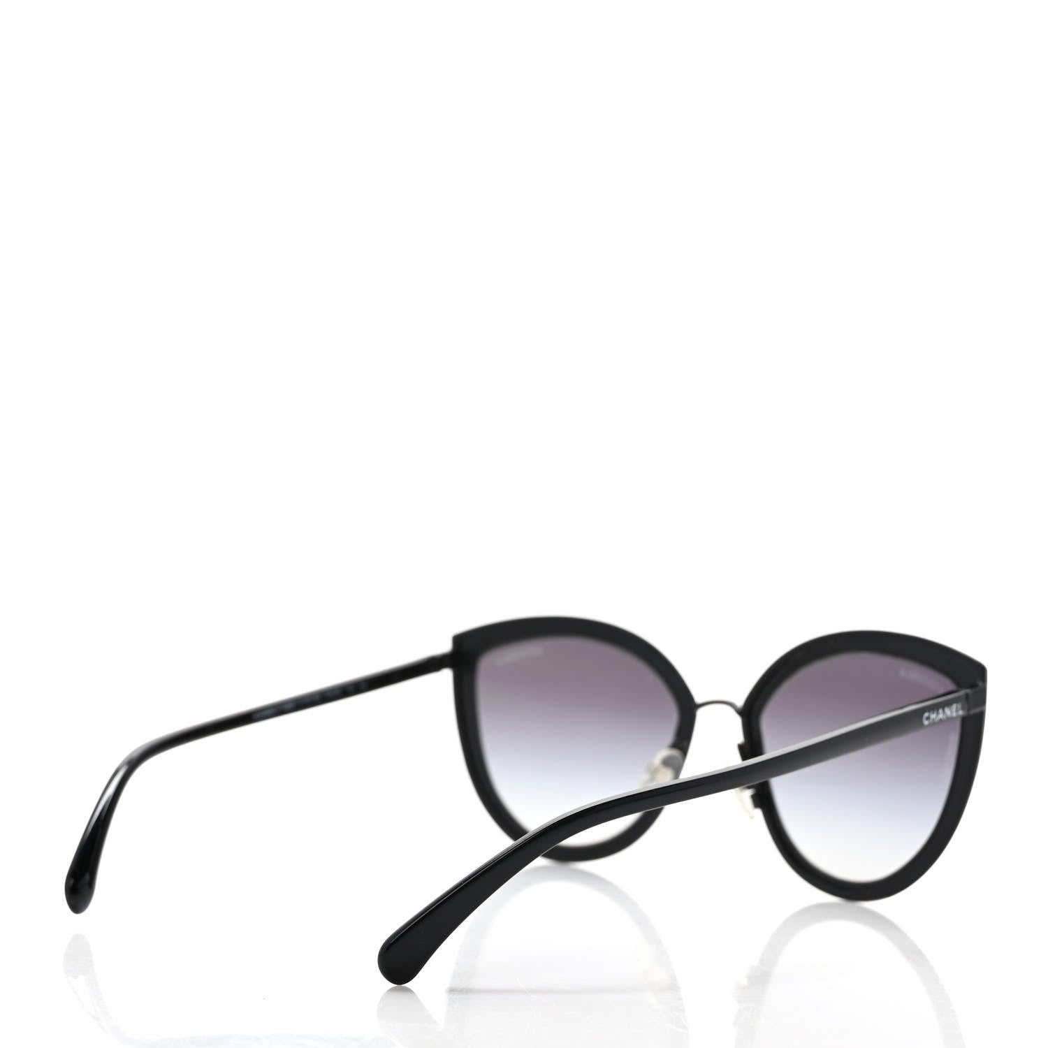 Chanel Cat Eye Sunglasses 4222 Black 4 of 8